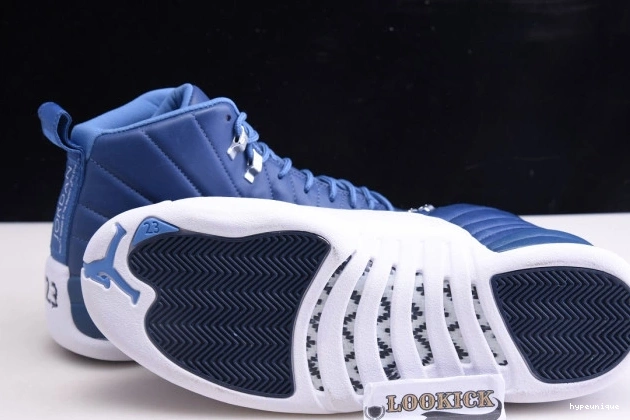 HYPE Jordan 130690-404 Air Blue Retro 12 Stone 0626